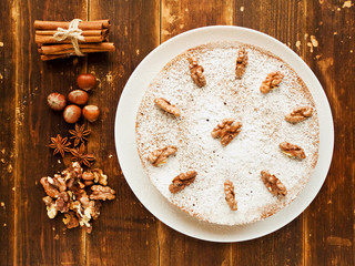 Winter nut pie