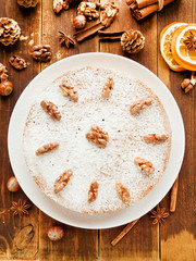 Winter nut pie