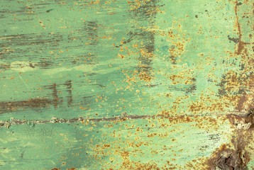 surface of rusty iron with remnants of old paint texture background