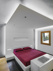 interior view of a modern bedroom