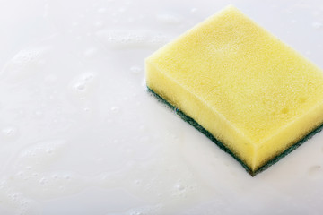 scrubber pad with sponge