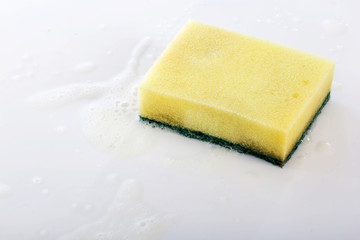 scrubber pad with sponge