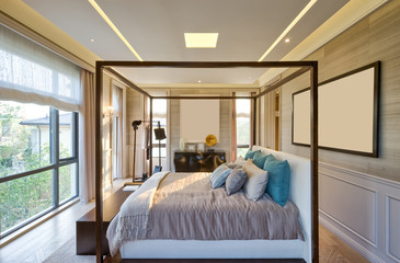 interior of modern bedroom