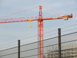 Schutz - Sicherheit - Zaun - Baustelle - Absicherung - Diebstahl