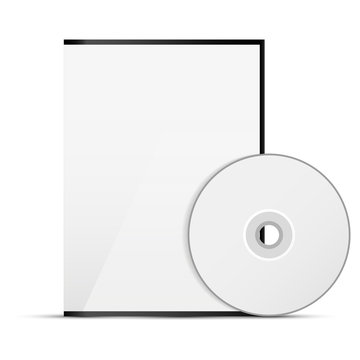 CD cover on white background