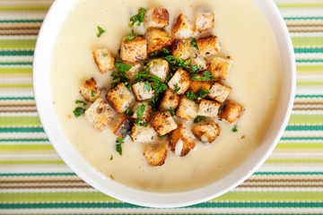Chestnut cream soup