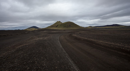 Strada sterrata in Islanda