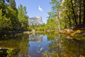 Mirror Lake in Yosemite National Park California, USA