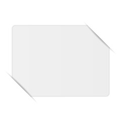 Blank card or sheet of paper