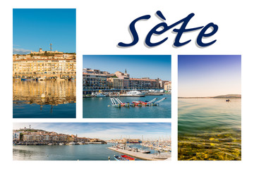 Carte postale de Sète, France