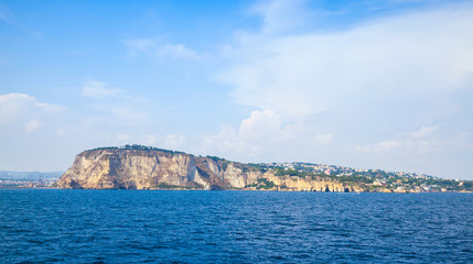 Fototapeta na wymiar Mediterranean Sea, Bay of Naples, Italy