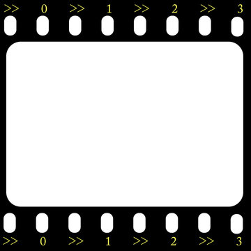 Filmstrip frame vector