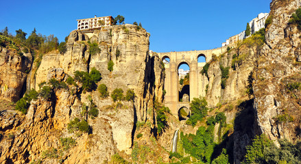 Puente Nuevo, Tajo de Ronda, provincia de Málaga, Andalucía, España