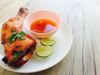 Grilled chicken legs