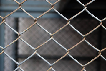 Naklejka premium mesh fence