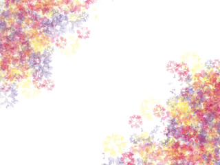 Artistic background. Colorful splashes. Watercolor stains imitation. Aquarelle on the white paper. Vector, EPS 10