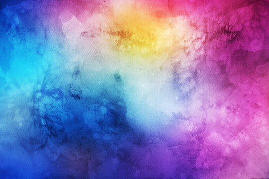 Abstract colorful watercolor background for graphic design © akamaraqu