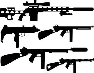 Naklejka premium Guns 7 -fo77