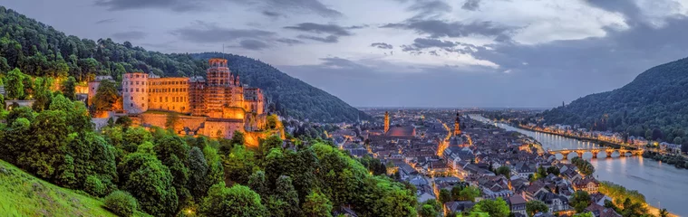 Abendpanorama Heidelberger Schloss © Blickfang