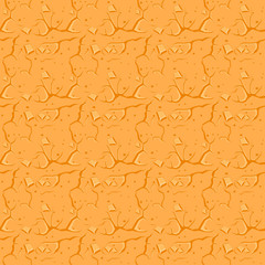 Cracked Desert Ground. Vector Background