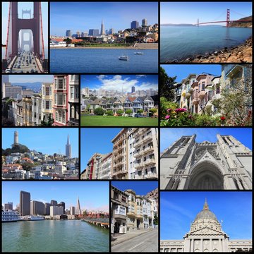 San Francisco travel collage