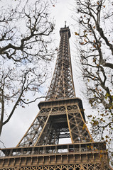 Parigi, la Tour Eiffel in Autunno