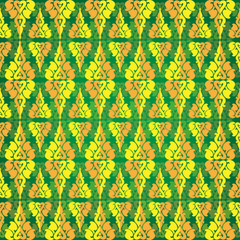 Thailand pattern seamless vector