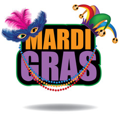 Mardi Gras icon design element. EPS 10 vector. © Michele Paccione