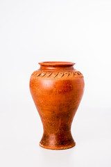 vase on white background