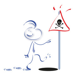  Attention trap, danger