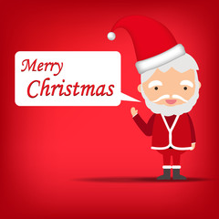 Santa Claus , Vector cartoon design