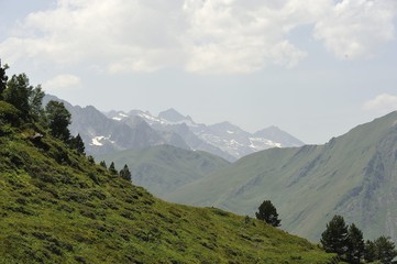 Fototapeta premium massif Aneto Maladeta Pnr de Posets Maladeta Espagne Pyrénées Espagnoles