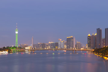 Fototapeta na wymiar cityscape of Guangzhou, China