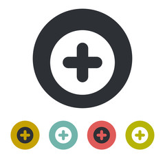 Obraz premium Button sound plus icon