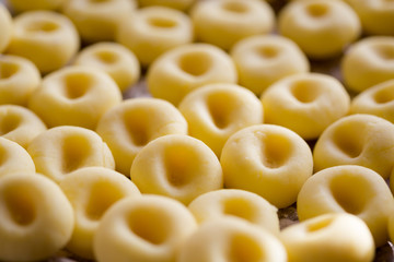 Homemade silesian noodle