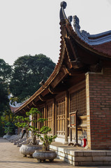 The Temple of Literature in Hanoi, Vietnam.