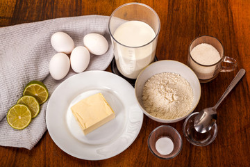 Ingredients for dough
