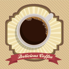delicious coffee design 