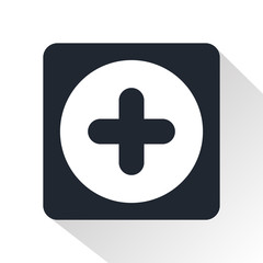 Obraz premium Button sound plus icon