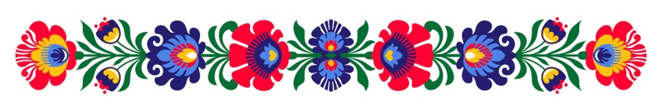 Polish folk flowers © ancymonic