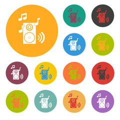Fototapeta premium Music Center icon