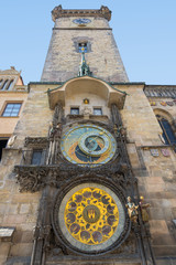 Astronomical clock tower in Prague's  - Czach