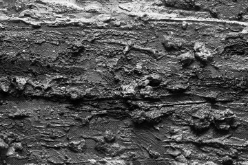 Fototapeta premium Grunge oil painting. Oil painting on canvas. Black rough tough