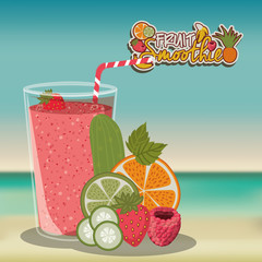 fruit smoothie design 