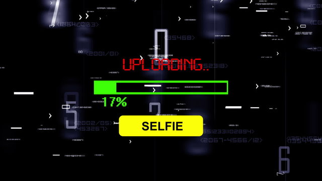 Upload selfie photo progress bar