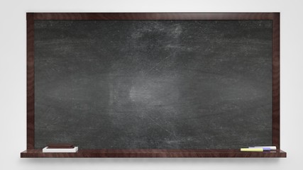 Fototapeta premium Blackboard on white background