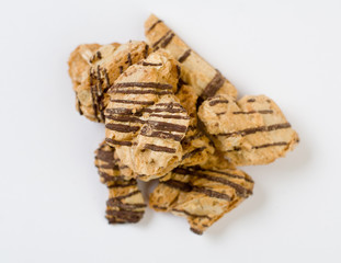 Cookies closeup texture