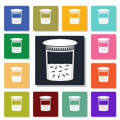 Semen analysis icon