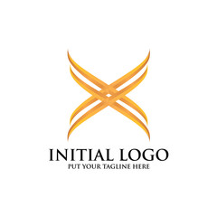 Initial X Classic Logo icon