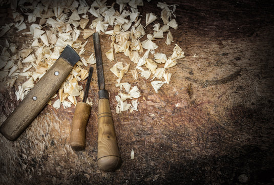 a wood carvings